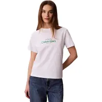 Calvin Klein Ss Classic Nyc Tee Bright White Talla: L | Camisetas de Seda Outlet | Mujer | Blanco