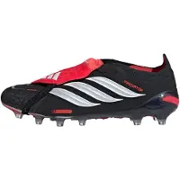 Adidas adidasBota de fútbol con lengüeta plegable Predator Elite césped artificial 44 Core Black / Cloud White / Lucid Red Unisex