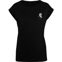 Miss Tee Camiseta mezcla de colores / negro