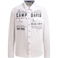 CAMP DAVID Camisa marino / blanco