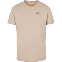 Mister tee Camiseta ' Espresso M Club' arena / marrón / negro