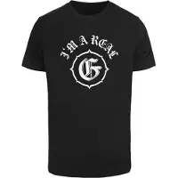 Mister tee Camiseta 'Real G' negro / blanco