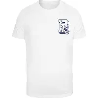 Mister tee Camiseta negro / blanco