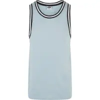 Urban Classics Camiseta azul claro / negro / blanco