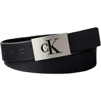 Calvin Klein Ssnl Mono Plaque 35mm Belt Black/pewter Talla: 95 | Cinturones Outlet | Hombre | Negro