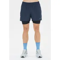 Endurance - Kros 2-in-1 Shorts - Pantalones cortos de running size M, azul