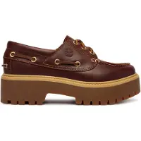 Timberland Zapatos con cordón 'Stone Street 3 Eye' marrón / caramelo / marrón oscuro