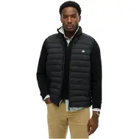 Superdry para hombre. M5012341A Chaleco Fuji Lite Padded negro (3XL), Casual, Sostenible, Nylon reciclado, outlet 2026.