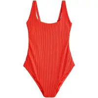 Next Traje de baño rojo anaranjado