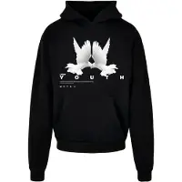 Lost Youth Sudadera 'Dove' rojo pastel / negro / blanco