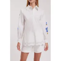 Anne Fontaine Zephyra White Talla: S | Blusas Outlet | Mujer | Blanco