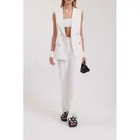 Anne Fontaine Orfevre Moon White Talla: 38 | Chaquetas Outlet | Mujer | Blanco