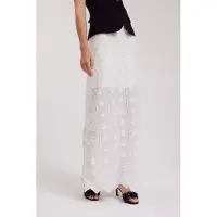 Anne Fontaine Tournesol White Talla: 36 | Faldas Maxi Outlet | Mujer | Blanco
