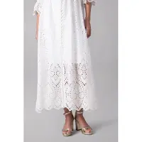 Anne Fontaine Caracas White Talla: 38 | Vestidos Maxi Outlet | Mujer | Blanco