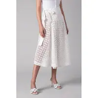 Anne Fontaine Cagliari White Talla: M | Faldas Midi Outlet | Mujer | Blanco