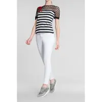 Anne Fontaine Ulawa Black/white Talla: 40 | Camisetas de Seda Outlet | Mujer | Negro