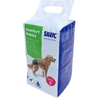 Boon Pañal Desechable Para Perros Comfort Nappy T5 42-62 Cm 12 Unidades