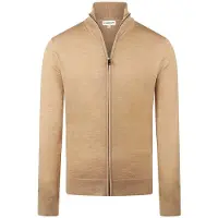 Mcgregor Fine Merino Zip Thru Cardigan Camel Talla: 3XL | Cárdigan Outlet | Hombre | Marrón