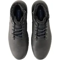 Tom Tailor Botas con cordones gris oscuro / negro