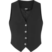 Urban Classics Chaleco para traje negro