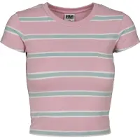 Urban Classics Camiseta ópalo / rosa / blanco