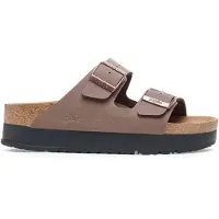 Birkenstock Sandalias Arizona Flex Platform BFBC Mocca VEG mujer - Marrón - 40