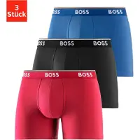 BOSS Calzoncillo boxer 'Power' azul / rojo / negro / blanco
