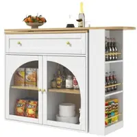 OKWISH Silla de oficina regulable en altura, silla de ordenador con respaldo y asiento giratorio de 360°, sillón de oficina con reposapiés y ruedas giratorias, color blanco