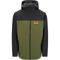 Ajungilak - Geirangerfjord Dry Hooded Jacket - Chaqueta impermeable size L, oliva