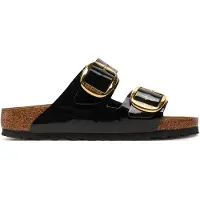Birkenstock Zapatos abiertos 'Arizona' oro / negro