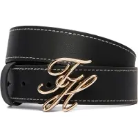 Tommy Hilfiger Cinturón 'SCRIPT 3.0' negro