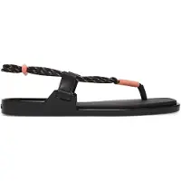 Calvin Klein Sandalias de dedo naranja claro / negro