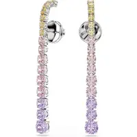 Swarovski Pendientes amarillo / lavanda / rosa / plata