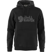 Fjällräven - Logo Hoodie - Sudadera size M, negro