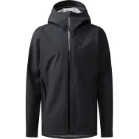 Haglöfs - Ropa de senderismo - Front Proof II Jacket M True Black - Talla M - Negro