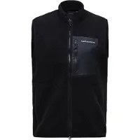 Peak Performance - Naturerush Pile Vest - Chaleco de forro polar size XXL, negro