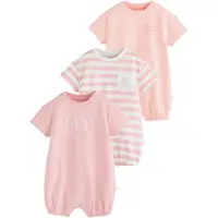 Next Pijama entero/body rosa / rosé / rosa claro / blanco