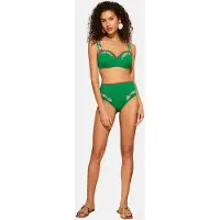 Love & roses Top de bikini azul pastel / verde / rosa / rosa oscuro