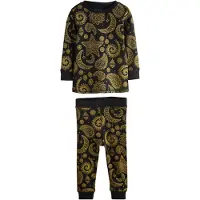 Next Pijama dorado / negro