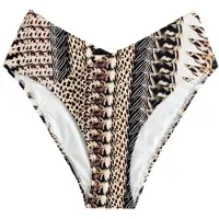 Next Braga de bikini beige / marrón / taupe / negro