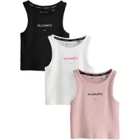 SmALLSAINTS Top altrosa / negro / blanco
