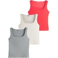 Next Top gris / gris claro / rojo