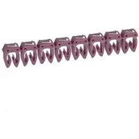 Legrand 038217: Sistema de etiquetado CAB3, para cables de 0,5-1,5 mm², color: violeta, número: 7