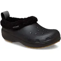 Crocs Zuecos Classic Lined Shorty hombre - Negro - 46 / 47
