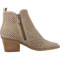 Carmela para mujer. 16314903-BEIGE Botines de Piel 163149 beige (39), Marrón, 3 a 5cm, Serraje, Cremallera, Casual, outlet 2026.