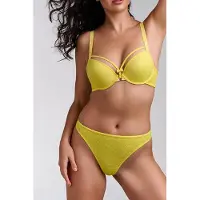Marlies Dekkers Space Odyssey Citrus Yellow Lace Push Up Bra Talla: 70B | Brasieres Outlet | Mujer | Amarillo