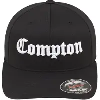 Mister tee Gorra 'Compton' negro / blanco