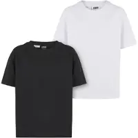 Urban Classics Camiseta negro / blanco