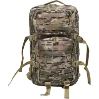 Brandit Mochila beige / marrón / caqui / verde oscuro