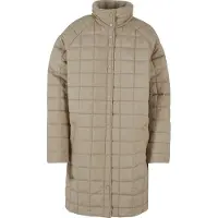 Urban Classics Ladies Quilted Coat Wet Sand Talla: XS | Parkas Outlet | Mujer | Marrón